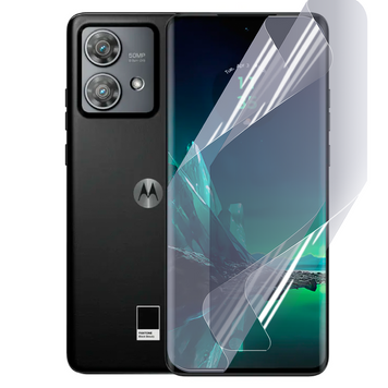 Плёнка гидрогелевая для Motorola Moto Edge 40 Neo глянцевая противоударная на моторола эдж 40 нео прозрачная 0033655 фото