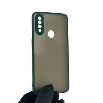 Чехол для телефона Oppo A31 с высокими бортами с защитой камеры на оппо а31 темно-зеленый 0025906 фото