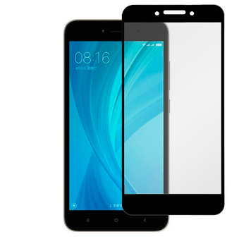 Защитное стекло для телефона Xiaomi Redmi Note 5A противоударное полноэкранное на сяоми редми нот 5а черное 0038928 фото