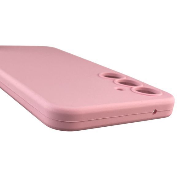 Чехол для Samsung Galaxy A55 5G (SM-A556B) силиконовый с микрофиброй нескользящий на самсунг а55 5г розовый 0032077 фото
