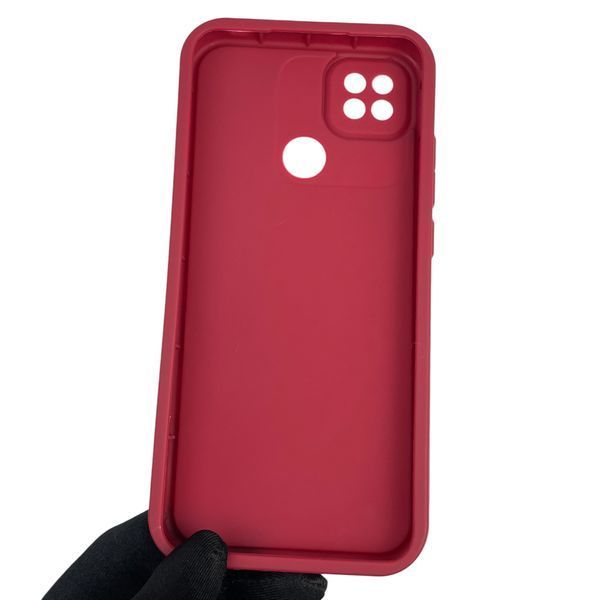 Чохол силіконовий оригінальний Soft Touch з 3D принтом злого кота для Xiaomi Redmi 10A бордовий (Повний захист камери) 0046722 фото