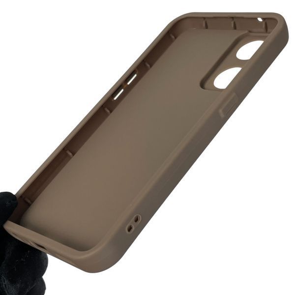 Чехол силиконовый Soft Touch с 3D принтом для OPPO Reno 8T 4G коричневый (Полная защита камеры) 0044648 фото