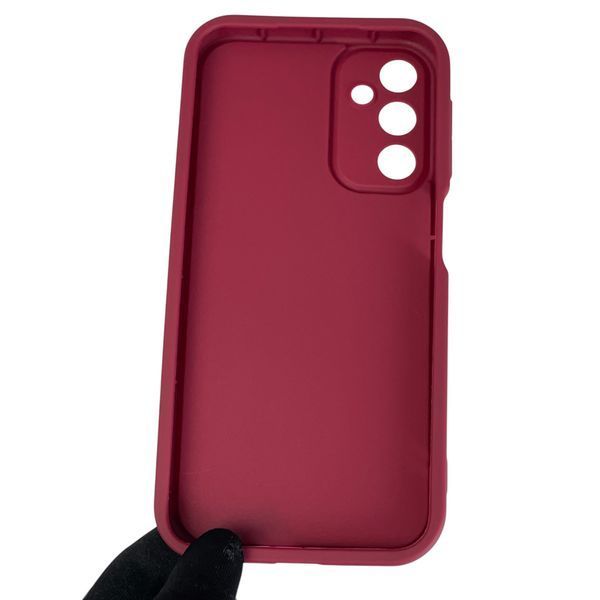 Чехол силиконовый Soft Touch с 3D принтом волшебной минни маус для Samsung Galaxy A24 (SM-A245F) бордовый (Полная защита камеры) 0050288 фото