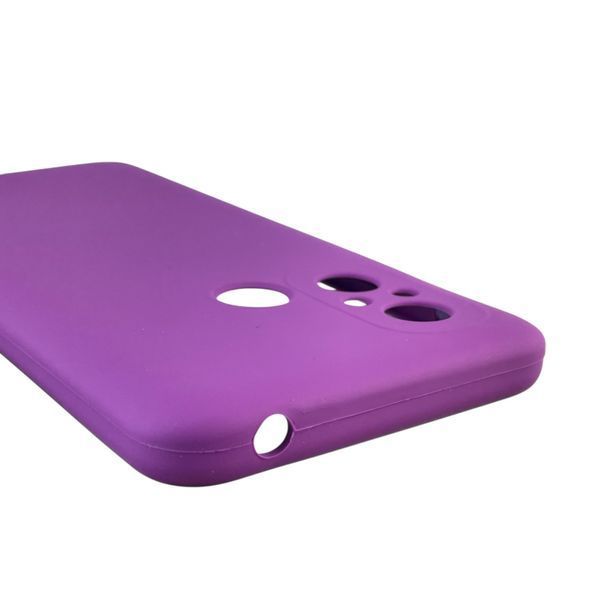 Чохол для Xiaomi Redmi 12C силіконовий з мікрофіброю нековзний на сяомі редмі 12с фіолетовий 0032585 фото