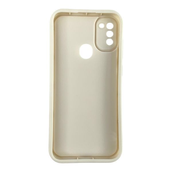 Чехол силиконовый Soft Touch для Samsung Galaxy A11 молочный (Полная защита камеры) 0053977 фото