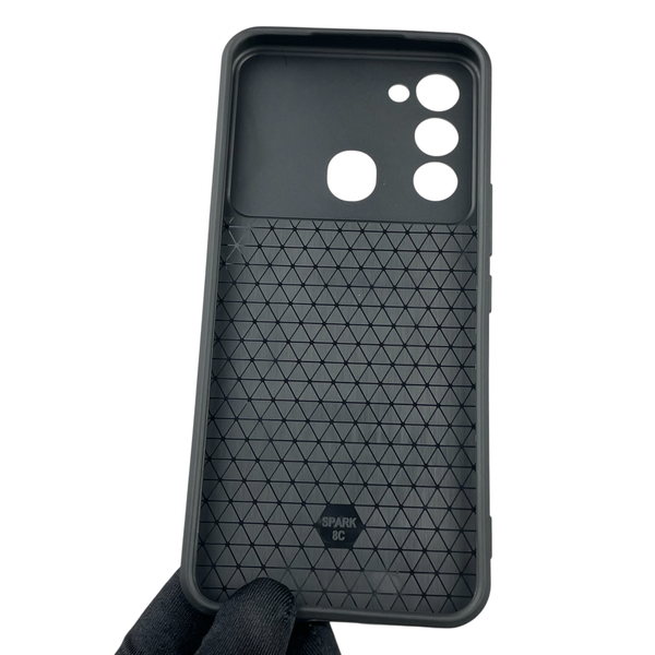 Чохол для Tecno Spark 8С (KG5k) броньований з кільцем-тримачем підставкою зі шторкою на техно спарк 8с зелений rg1 0015837 фото
