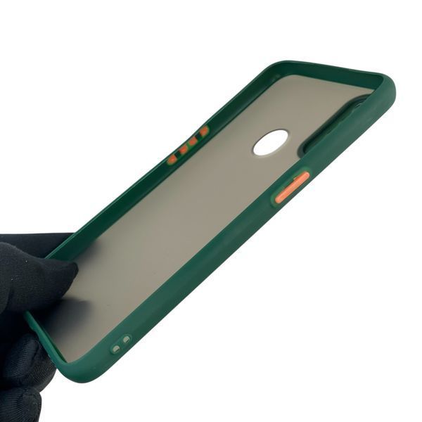 Чохол для телефона Oppo A31 з високими бортами із захистом камери на оппо а31 темно-зелений 0025906 фото