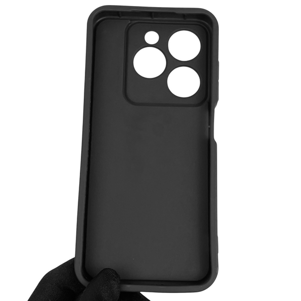 Чохол силіконовий Soft Touch з 3D принтом Майнкрафт для TECNO Spark Go 2024 (BG6) чорний (Повний захист камери) 0041342 фото