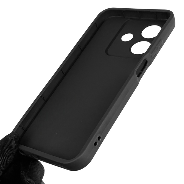 Чохол силіконовий Soft Touch з 3D принтом для Oppo A40m чорний (Повний захист камери) 0040284 фото