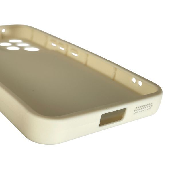 Чехол силиконовый Soft Touch с 3D принтом милый мишка для Samsung Galaxy A53 5G (SM-A536E) молочный (Полная защита камеры) 0044807 фото