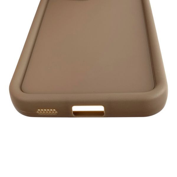 Чохол силіконовий Soft Touch для Samsung Galaxy S21 FE коричневий (Повний захист камери) 0054027 фото