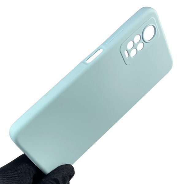 Чехол для Xiaomi Redmi Note 12 Pro 4G силиконовый с микрофиброй на сяоми редми нот 12 про 4г голубой 0032714 фото