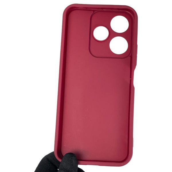 Чохол силіконовий Soft Touch для Xiaomi Redmi 13 4G бордовий (Повний захист камери) 0039827 фото