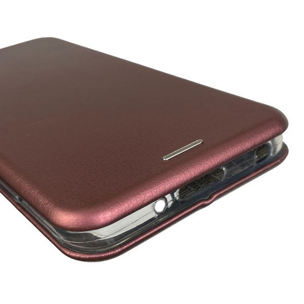 Чехол-книжка для Xiaomi Redmi 10 с подставкой на сяоми редми 10 бордовая 0002067 фото