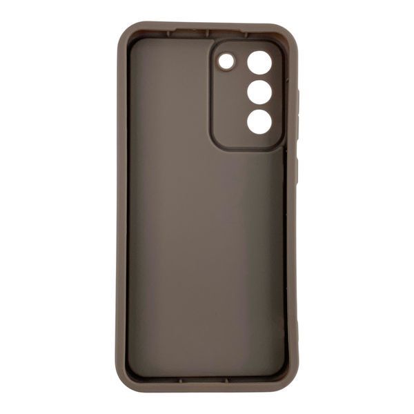 Чохол силіконовий Soft Touch для Samsung Galaxy S21 FE коричневий (Повний захист камери) 0054027 фото