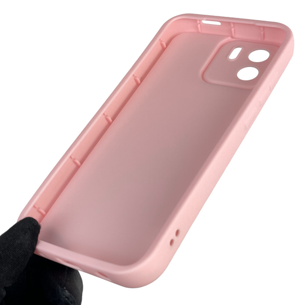 Чохол силіконовий Soft Touch з 3D принтом для Xiaomi Redmi A1 рожевий (Повний захист камери) 0040774 фото