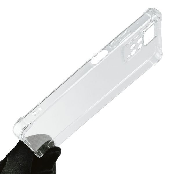 Чехол для Xiaomi Redmi Note 11 Pro 4G с бронь углами выше экрана на сяоми редми нот 11 про 4г прозрачный 0001498 фото