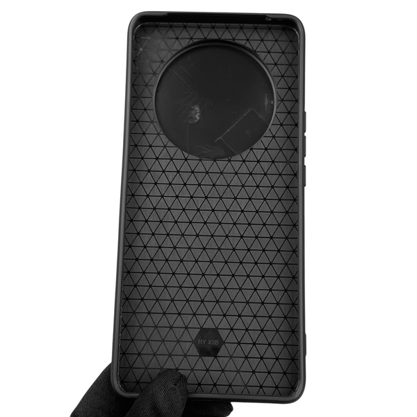 Чехол для Honor X9b бронированный с кольцом со шторкой на хонор х9б чёрный rg1 0015617 фото