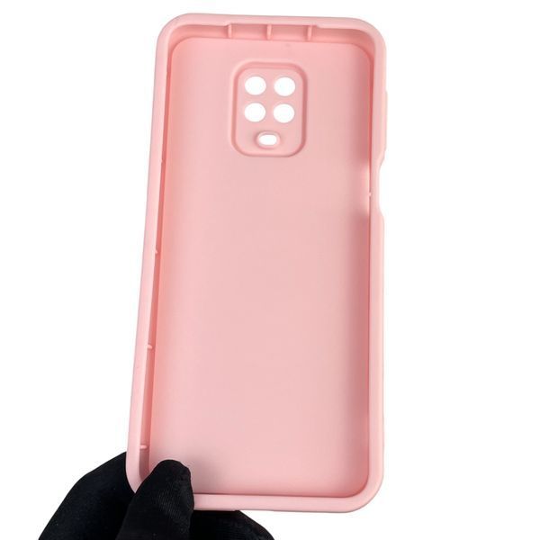 Чохол силіконовий оригінальний Soft Touch з 3D принтом мему сібу для Xiaomi Redmi Note 9 Pro рожевий (Повний захист камери) 0048009 фото