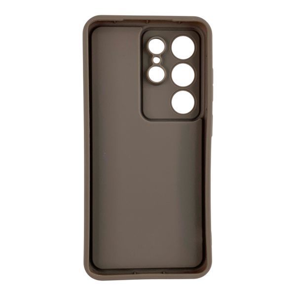 Чохол силіконовий Soft Touch для Samsung Galaxy S26 Ultra коричневий (Повний захист камери) 0053927 фото