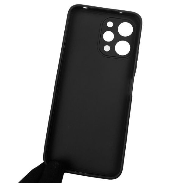 Чехол для Xiaomi Redmi 12 4G однотонный с квадратными гранями с защитой камеры на сяоми редми 12 4г чёрный 0001209 фото