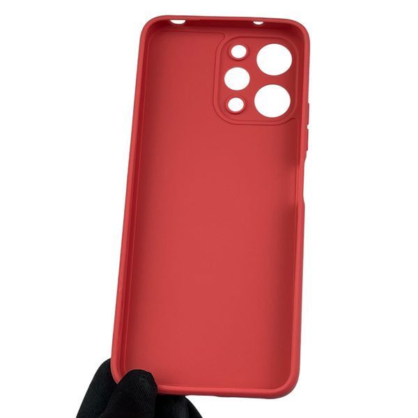 Чехол для Xiaomi Redmi 12 4G с квадратными гранями с защитой камеры на сяоми редми 12 4г красный 0012738 фото