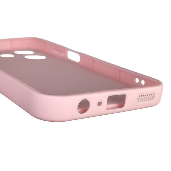 Чехол силиконовый оригинальный Soft Touch с 3D принтом смешного теда мишки для Oppo A40 розовый (Полная защита камеры) 0048442 фото