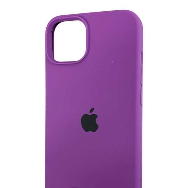 Чехол Silicone Case для Apple iPhone 13 фиолетовый (софт-тач, закрытый низ, бортик камеры) 0061915 фото