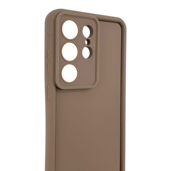 Чохол силіконовий Soft Touch для Samsung Galaxy S26 Ultra коричневий (Повний захист камери) 0053927 фото