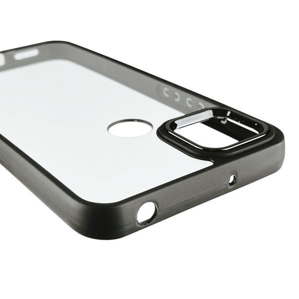 Чохол для Xiaomi Redmi 10A з кольоровими високими бортами наредмі 10 а чорний 0007846 фото