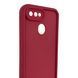 Чохол силіконовий Soft Touch для Oppo A12 бордовий (Повний захист камери) 0054248 фото 3