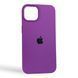 Чехол Silicone Case для Apple iPhone 13 фиолетовый (софт-тач, закрытый низ, бортик камеры) 0061915 фото 1