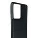 Чохол для телефона Samsung Galaxy S21 Ultra (SM-G998) карбоновий протиударний з високими бортами чорний 0052223 фото 5