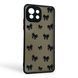 Чехол для телефона Xiaomi Mi 11 Lite с 3D принтом бантиков с высокими бортами на сяоми ми 11 лайт черный 0033587 фото 1