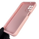 Чехол силиконовый оригинальный Soft Touch с 3D принтом милый мишка для Samsung Galaxy A22 4G (SM-A225F) пудровый (Полная защита камеры) 0043424 фото 2