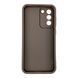 Чохол силіконовий Soft Touch для Samsung Galaxy S21 FE коричневий (Повний захист камери) 0054027 фото 2