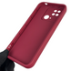 Чохол силіконовий Soft Touch для Xiaomi Poco C40 бордовий (Повний захист камери) 0039787 фото 4