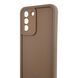 Чохол силіконовий Soft Touch для Samsung Galaxy S21 FE коричневий (Повний захист камери) 0054027 фото 4