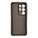 Чохол силіконовий Soft Touch для Samsung Galaxy S26 Ultra коричневий (Повний захист камери) 0053927 фото 2