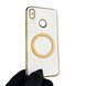 Чехол для Huawei Nova 3i с кольцом MagSafe с золотой окантовкой на хуавей нова 3и белый gs1 0022691 фото 1