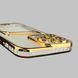 Чехол для Apple iPhone 14 Pro Max с золотой окантовкой с карманом для карт на айфон 14 про макс золотой 0013016 фото 5