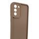 Чохол силіконовий Soft Touch для Samsung Galaxy S21 FE коричневий (Повний захист камери) 0054027 фото 3