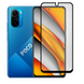 Защитное стекло МАТОВОЕ для телефона Xiaomi Poco F3 противоударное полноэкранное на сяоми поко ф3 черное 0039083 фото 1