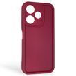 Чохол силіконовий Soft Touch для Xiaomi Poco M6 4G бордовий (Повний захист камери) 0039828 фото