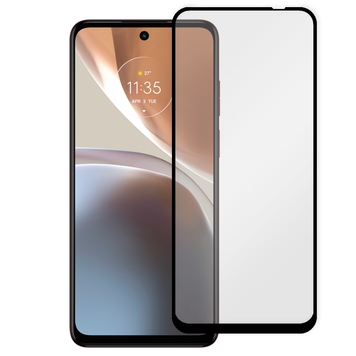 Захисне скло 6D OG для телефона Motorola Moto G32 (PAUU0013RS) повноекранне протиударне на моторола мото г32 чорне 0013936 фото