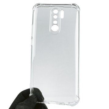 Чехол для Xiaomi Redmi 9 с бронь углами выше экрана противоударный на сяоми редми 9 прозрачный 0014054 фото
