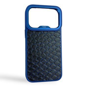 Чохол Kajsa Glamorous Mermaid для iPhone 17 Pro синій Blue Plus (MagSafe, металеве кільце камери, преміум) 0062017 фото