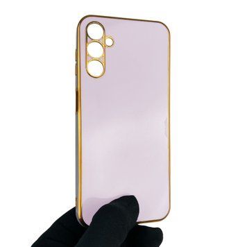 Чехол для Samsung Galaxy A14 5G SM-A146 с защитой камеры с золотой окантовкой на самсунг а14 сиреневый gs1 0020188 фото