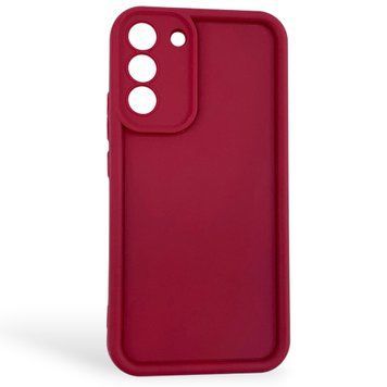 Чехол силиконовый Soft Touch для Samsung Galaxy S22 Plus бордовый (Полная защита камеры) 0054073 фото