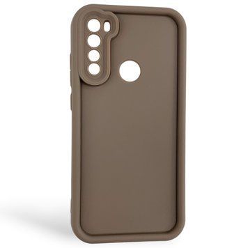Чехол силиконовый Soft Touch для Xiaomi Redmi Note 8 коричневый (Полная защита камеры) 0053878 фото